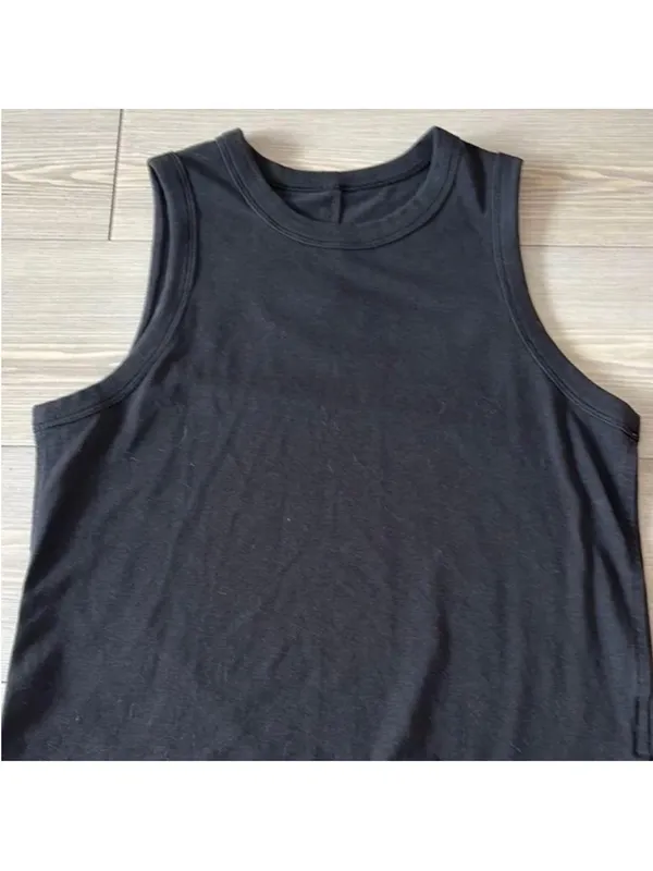 Lululemon Classic-Fit Cotton-Blend Tank Top in Black - Size: 2 - Image 5