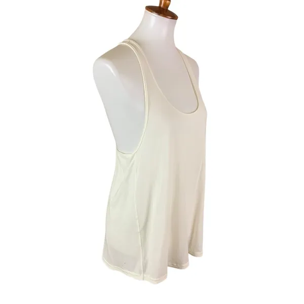 Allbirds Ivory Racerback Tank Top‎ Lightweight Breathable Athletic Medium - Image 2