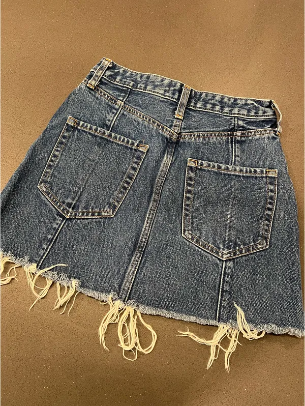 Abercrombie Jean Skirt Mini - Image 3