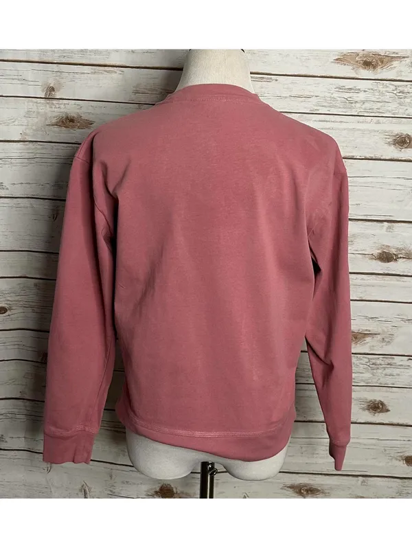 Nike activewear faded pink crewneck logo spellout long sleeve sweatshirt Size M - Image 3