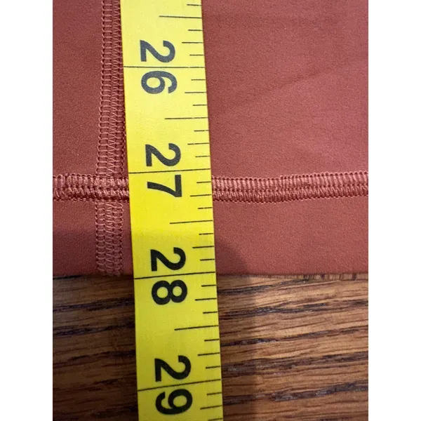 Lululemon Align High-Rise Mini-Flare Pant Terracotta Orange Nulu LW5FCHS Size 2 - Image 3