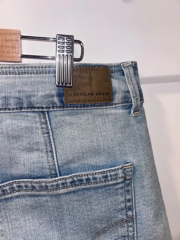 American Eagle Jean Mini High-Rise Skirt - Image 3