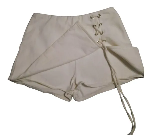 Altar'd State White Denim Skort Size Small - Image 5