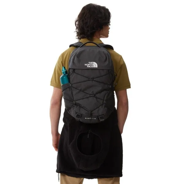The North Face Borealis Laptop Backpack Asphalt Grey Light Heather/TNF Black New - Image 2