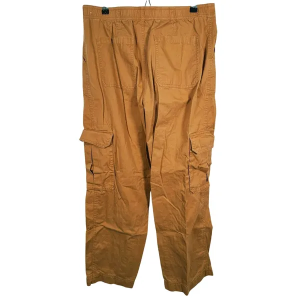 Abercrombie & Fitch Relaxed Cargo Pants Size 31 Brown Camel Utility Streetwear - Image 3