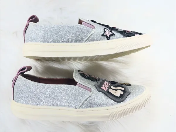 Coach C115 Metallic Cherry Patches Sneakers size 8.5 women’s slip on shoes - Image 6