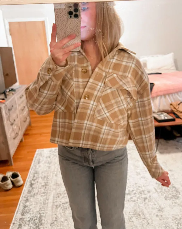Lane 201 Cropped Shacket - Image 5