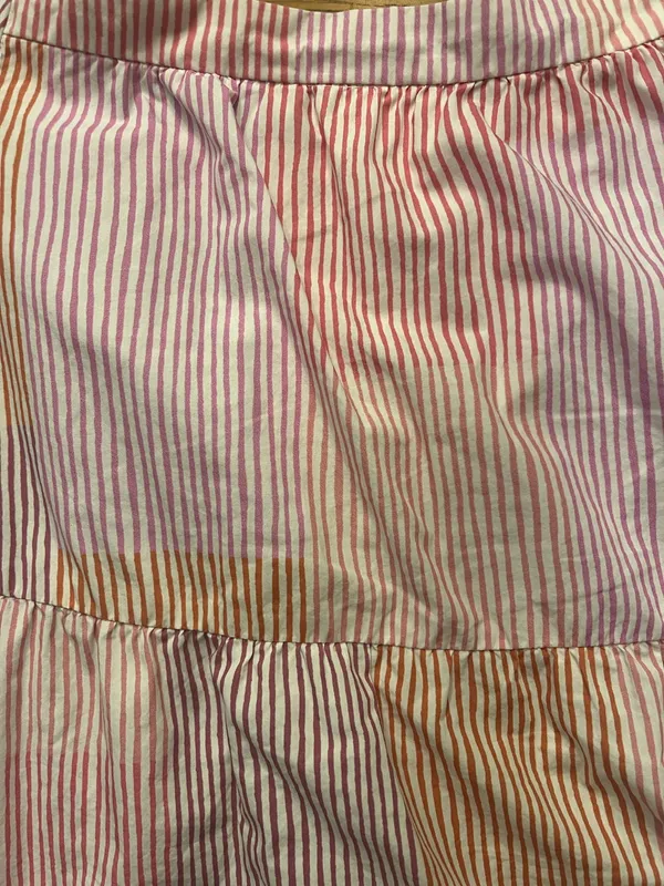 Maeve Striped Square-Neck Tiered Blouse - Image 3