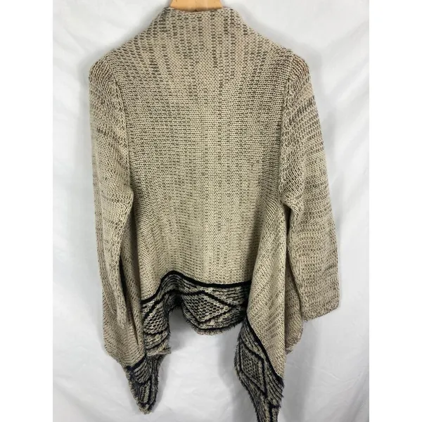 BCBGMaxazria Knit Open Front Wool Blend Cardigan Sweater Size Large - Image 5