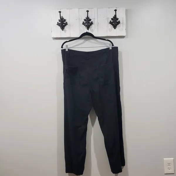 Anthro Maeve Colette Pants 24 Black Wide Leg - Image 2