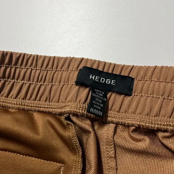 Hedge neutral cargo joggers‎ medium pants unisex windbreaker material drawstring - Image 8