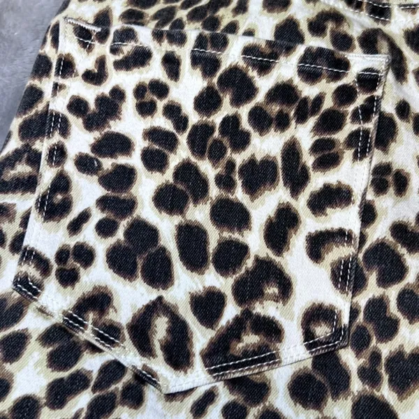 Frame‎ Womens Size 27 Ali High Rise Cigarette Leopard Print Jeans Trendy Chic - Image 11