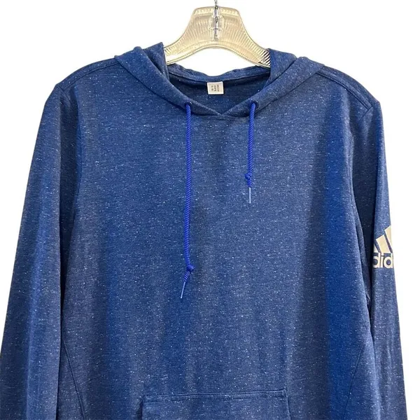 Adidas‎ Women's Blue Hoodie Pullover Sweatshirt Size S Casual Fall - Image 2