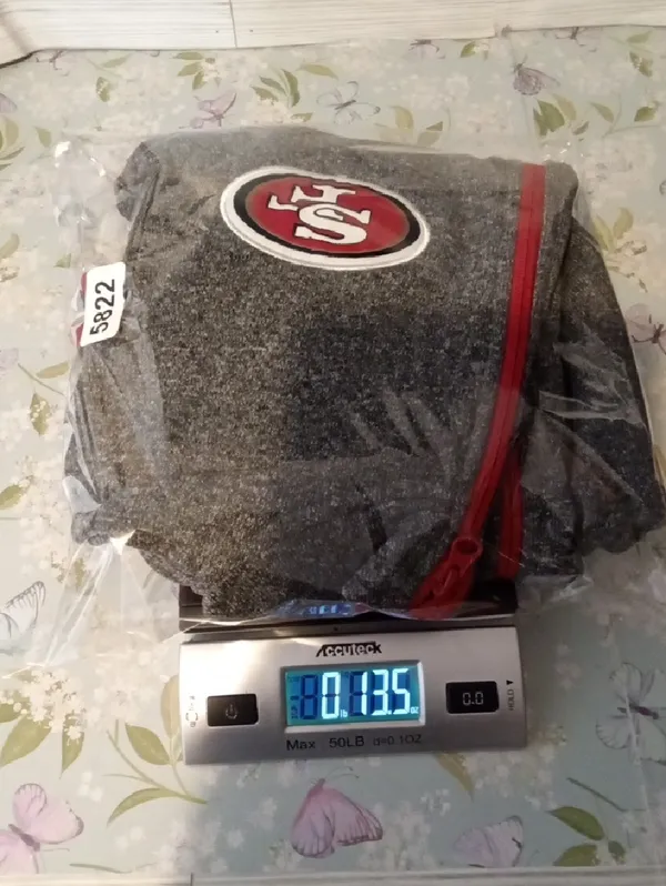 NFL San Francisco 49ers Womens Full Zip Football Season Athletic Jacket Sz S/P - Image 11