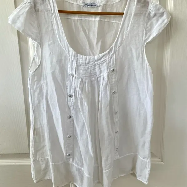 F de la Passion white tank top - Image 2