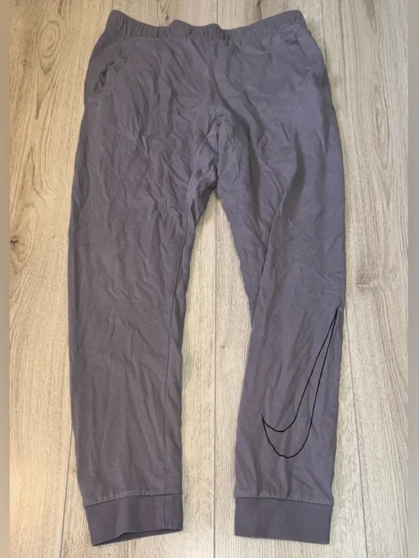 Nike Women's Gray grey black Leggings tights - Image 2