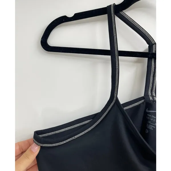 Nike Black Training Sports Bra XL Strappy Activewear Top Workout NEW Womens - Image 7