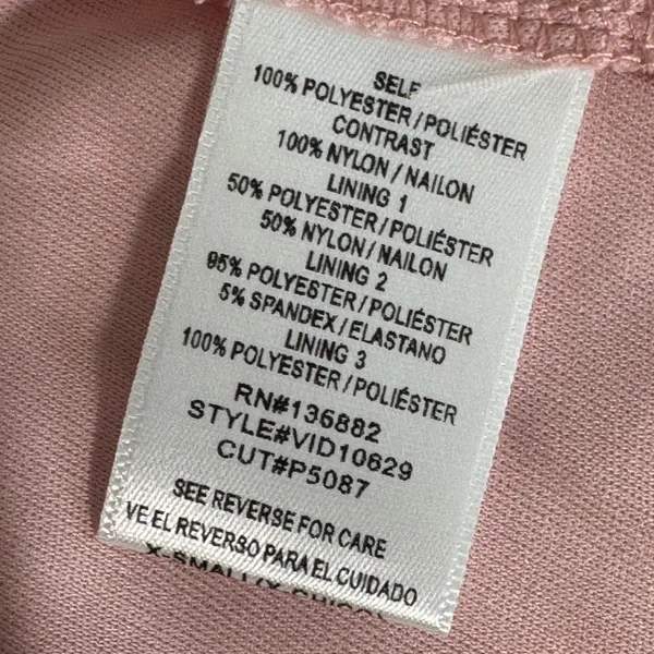 Selfie‎ Leslie Spring Bloom Tied Shoulder Embellished Mini Dress Pink Size XS/2 - Image 7
