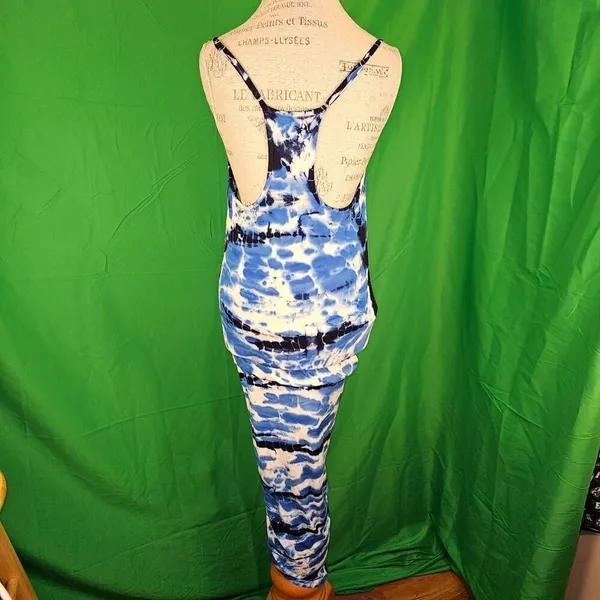 Young Fabulous‎ & Broke Womens Navy & Blue Shorebreak Kulani Dress Small - Image 5