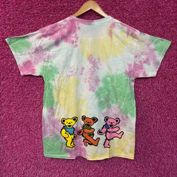 Grateful Dead Dancing Bears Tiedye Tshirt M/L - Image 3