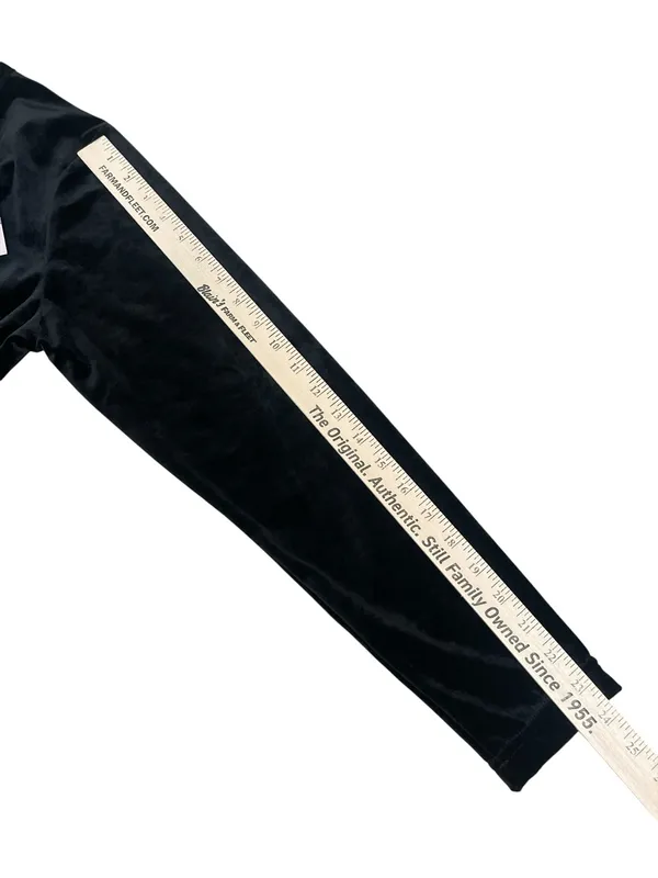 Vtg 90s Route 66 Black Velvet Button Up Cardigan - Image 4