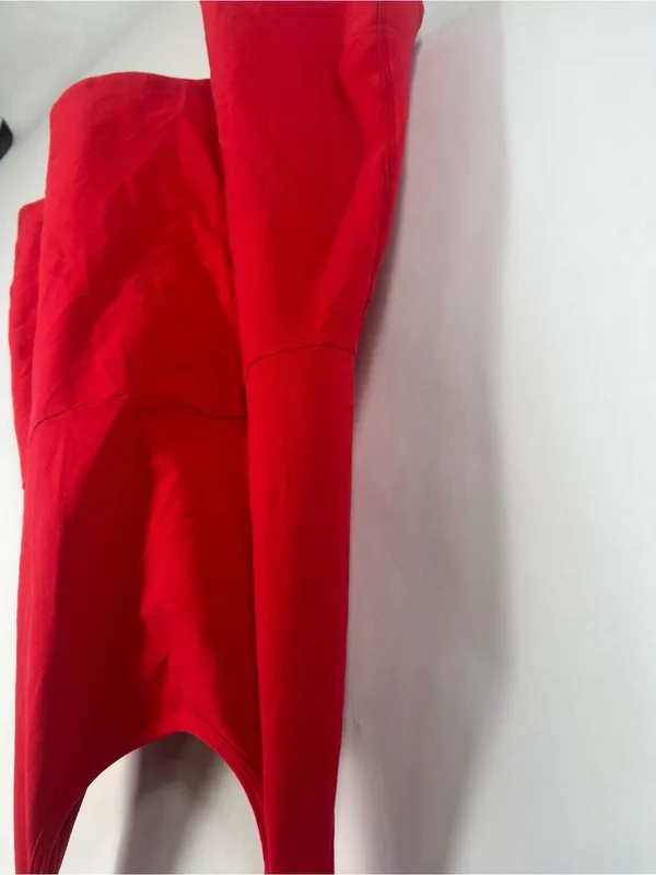 Beyond Yoga Spacedye Prep Halter Dress Candy Apple Red XL Built-In Bodysuit - Image 4