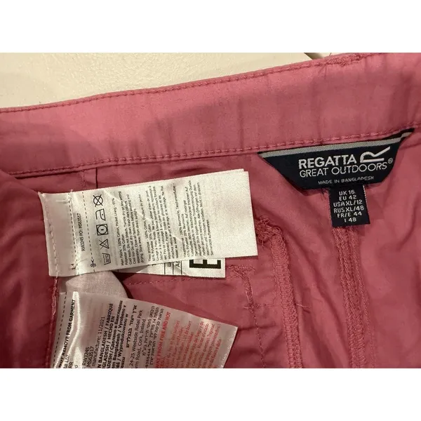 Regatta Great Outdoors Shorts Womens XL Travel 100% Cotton Athletic Minimalist - Image 4