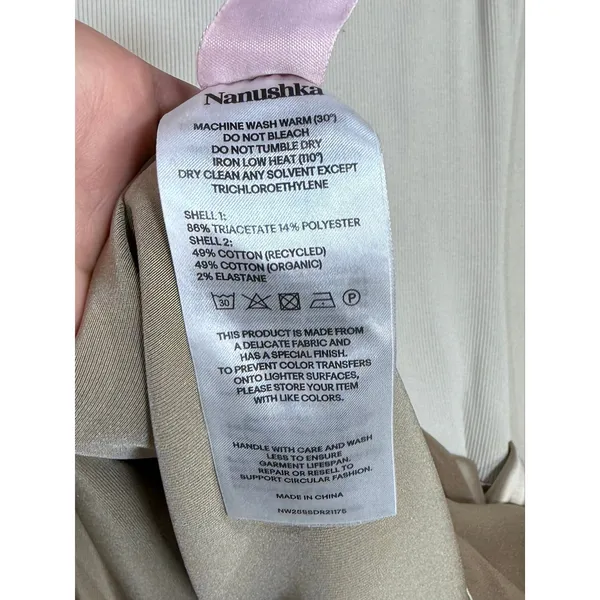 Nanushka Cobee satin Maxi Dress Small - Image 10