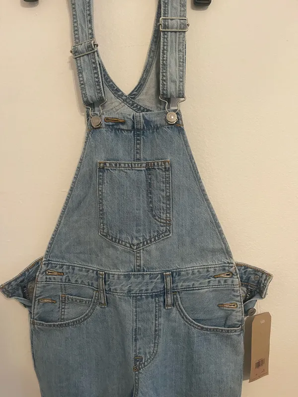 Levi's Light Blue Overalls. Size Xs - Image 4