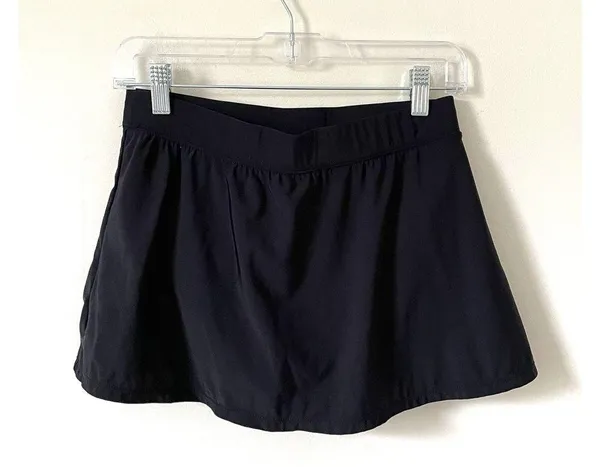 Aqua Green Tummy Control Swim Skirt Black Size Medium - Image 2