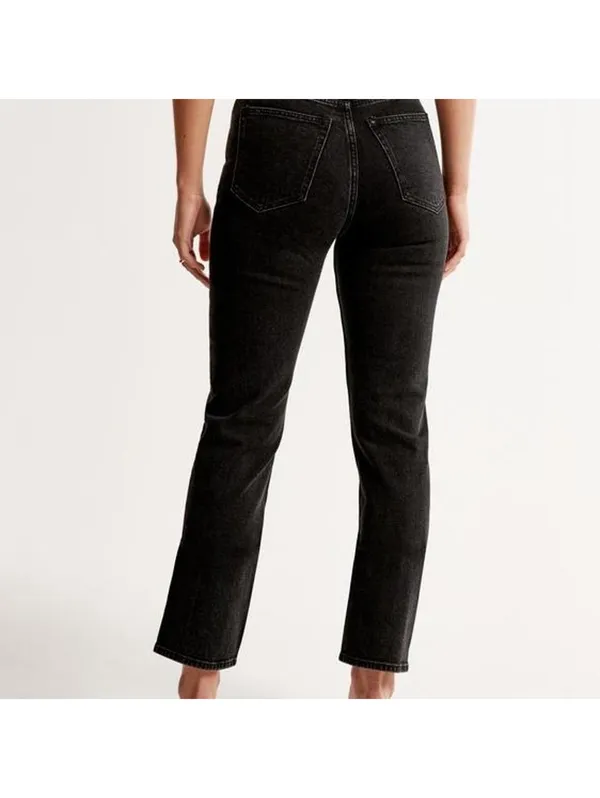 Abercrombie & Fitch Ultra High Rise Ankle Straight Jean - Image 2