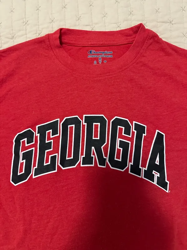 Champion Red University of Georgia T-Shirt - Image 2