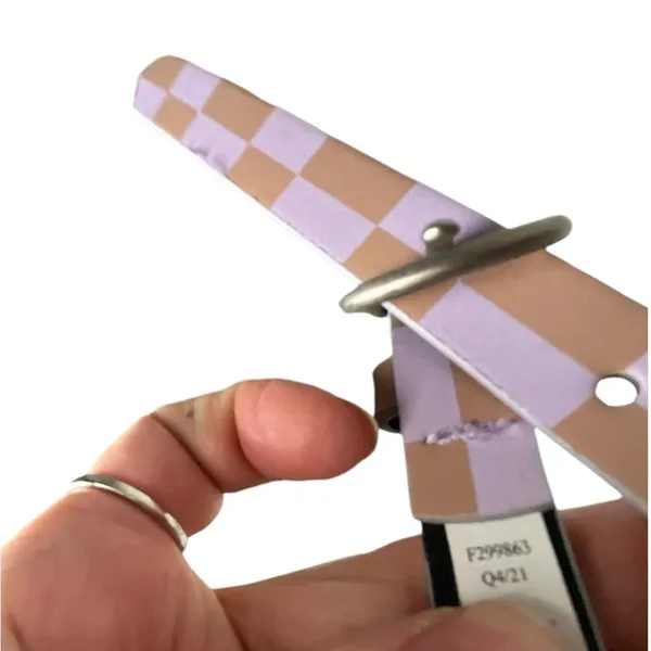 Target Checkered lavender brown belt‎ - Image 3