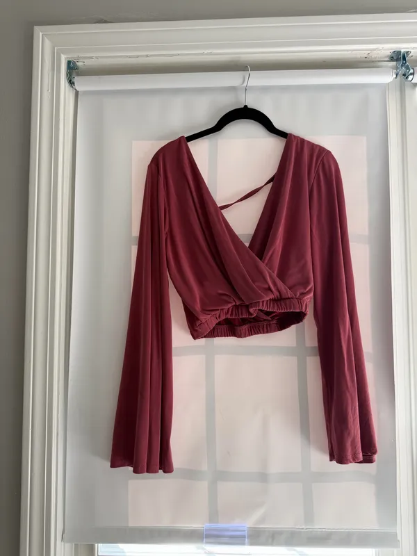 Lulus Surplice Blouse  - Image 2
