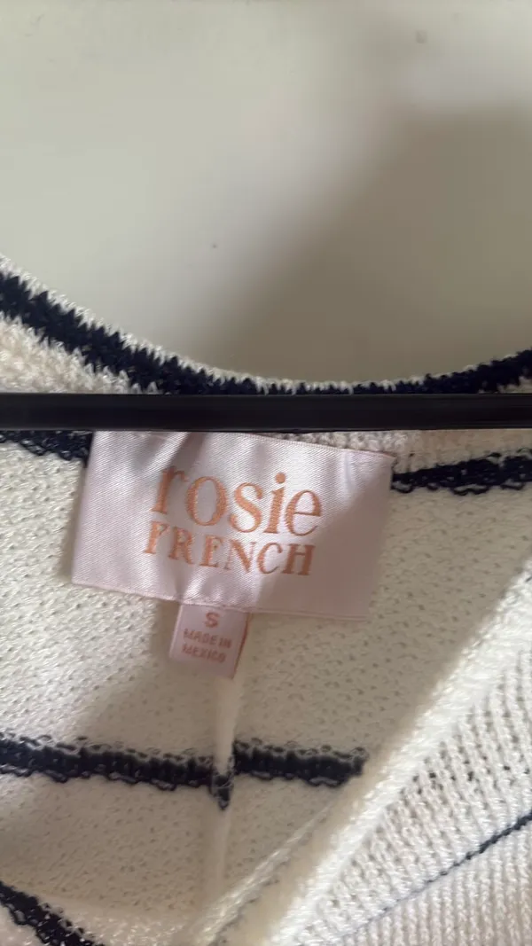 Francesca's Rosie French stripped shirt - Image 3