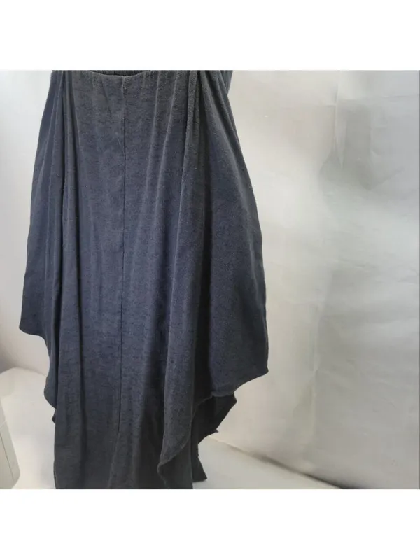 Faux Button High Low Summer Dress Medium - Image 8