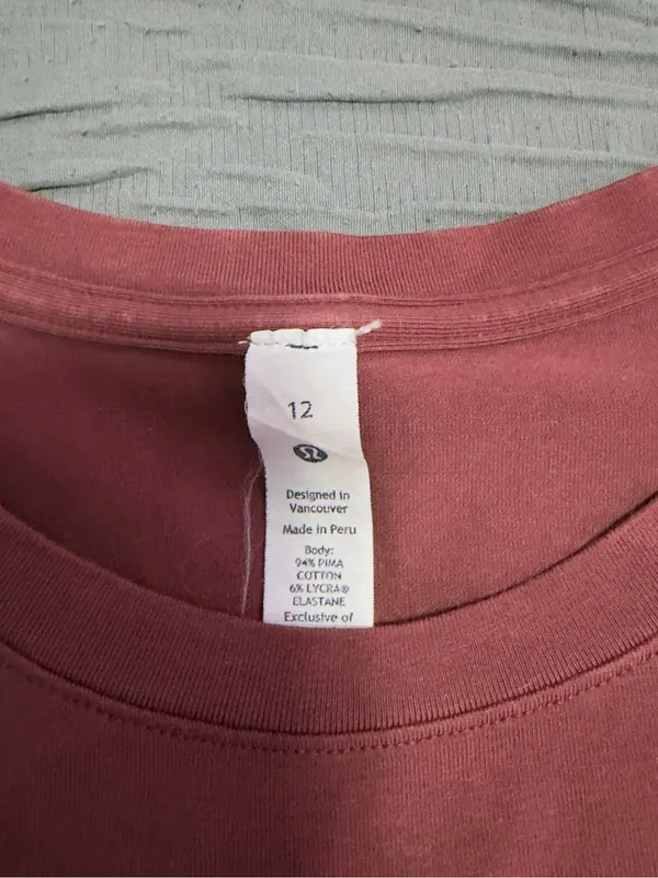 lululemon athletica Short Sleeve Tee in Mauve - Image 2