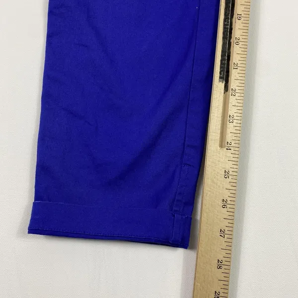 Vince Pants Womens 2 Blue‎ Chino Stretch Slim Ankle Cuffed Hem Mid Rise Casual - Image 6