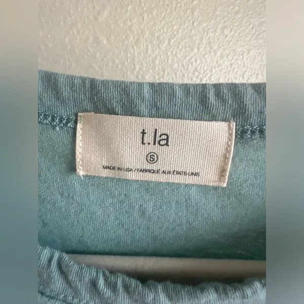 ANTHROPOLOGIE t.la Sleeveless Teal Top. - Image 3
