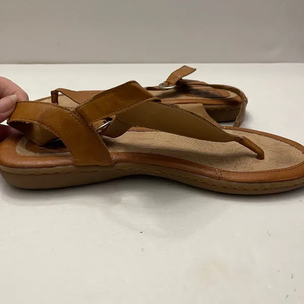 b.o.c. Born Concepts Womens Tan Brown Strappy Thong Slingback Sandals C76337 10M - Image 6