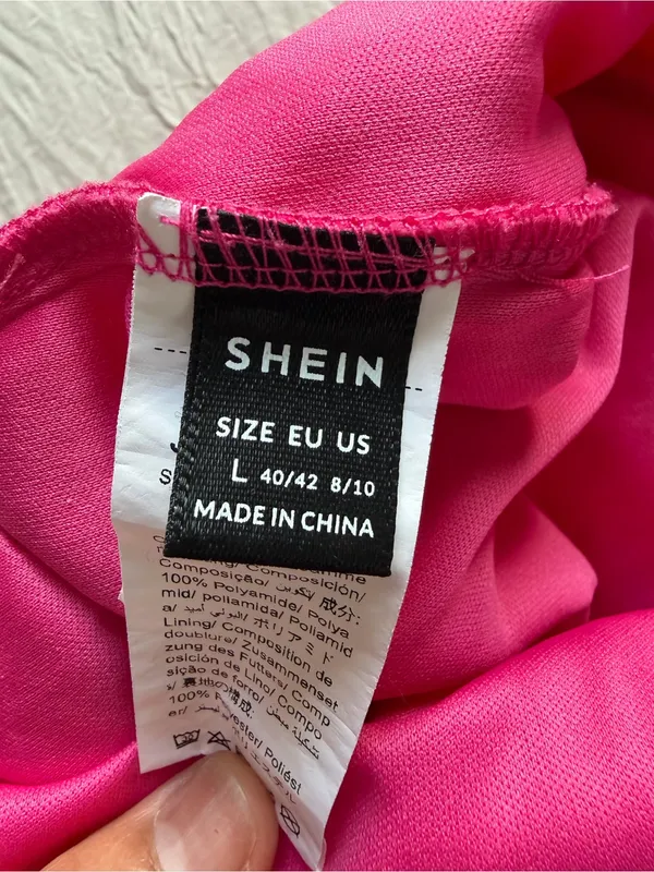 SHEIN Hot‎ Pink Women's Dress Tag Detail - Image 2