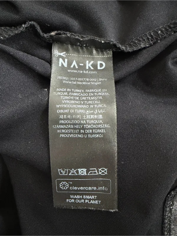 NAKD Women’s Sleek Black Camisole Tank Top - Image 4