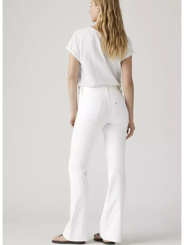 New Levi's 26x30 726 High Rise Flare Women's Jeans Soft Clean White Label - Image 3