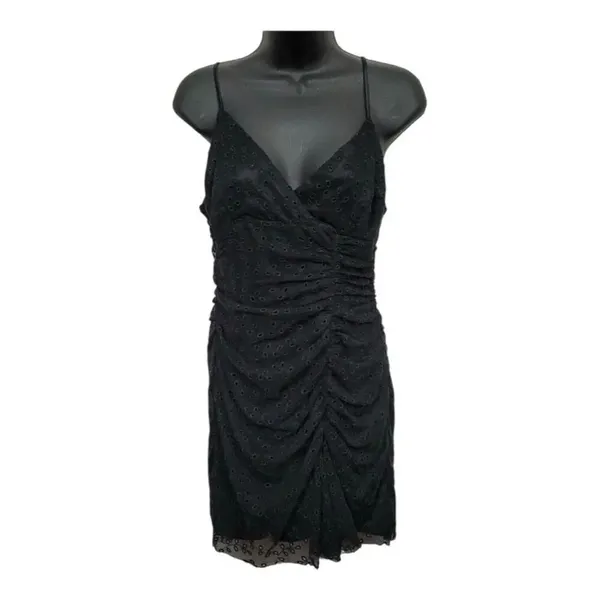 ✨Free People Gemini Mini Black Eyelet Sz 8 Dress✨ - Image 6