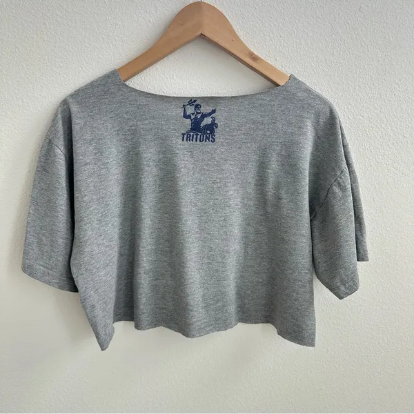 Russell Athletic UCSD Volleyball Cropped Off the Shoulder Tee - Image 6