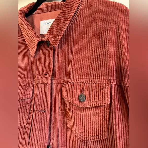Cropped Corduroy Jacket - Image 2