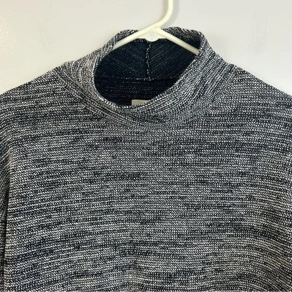 Madewell Knit Blue Cowl Neck Long Sleeve Relaxed Sweater Size Small - Image 3