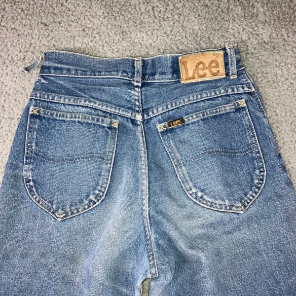 Lee Riders Jeans Women 24x33 High Rise Straight‎ Leg Vintage Medium Wash 90s Mom - Image 12