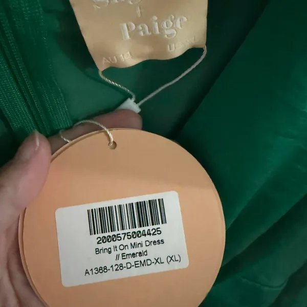 Sage + Paige Bring It On Mini Dress - Emerald - Image 3
