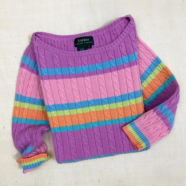 🌟HP🌟 Vintage Ralph Lauren Cable Knit Sweater - Image 10